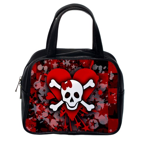 Skull Romance  Classic Handbag (One Side) from ArtsNow.com Front