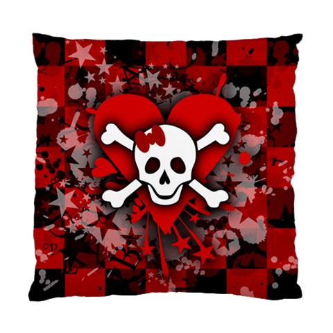 Skull Romance  Cushion Case (One Side) from ArtsNow.com Front