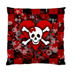 Skull Romance  Cushion Case (Two Sides) from ArtsNow.com Front