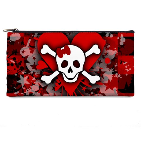 Skull Romance  Pencil Case from ArtsNow.com Front