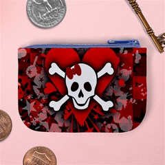 Skull Romance  Mini Coin Purse from ArtsNow.com Back