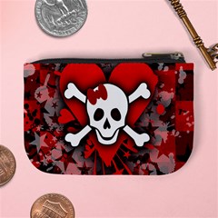 Skull Romance  Mini Coin Purse from ArtsNow.com Back