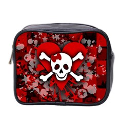 Skull Romance  Mini Toiletries Bag (Two Sides) from ArtsNow.com Front