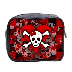 Skull Romance  Mini Toiletries Bag (Two Sides) from ArtsNow.com Back