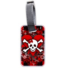 Skull Romance  Luggage Tag (two sides) from ArtsNow.com Front