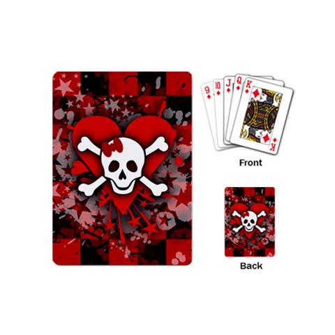 Skull Romance  Playing Cards (Mini) from ArtsNow.com Back