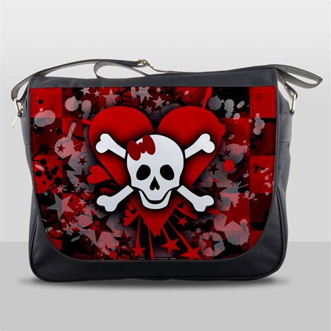 Skull Romance  Messenger Bag from ArtsNow.com Front