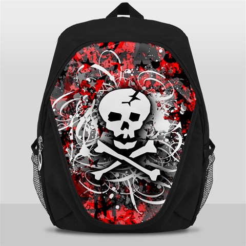 Skull Splatter Backpack Bag from ArtsNow.com Front