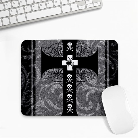 Spider Web Cross Small Mousepad from ArtsNow.com Front