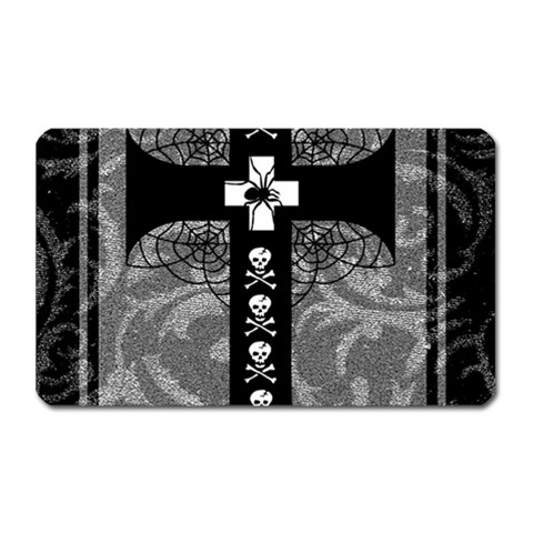 Spider Web Cross Magnet (Rectangular) from ArtsNow.com Front