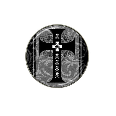 Spider Web Cross Hat Clip Ball Marker from ArtsNow.com Front