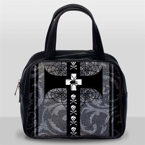 Spider Web Cross Classic Handbag (One Side) from ArtsNow.com Front