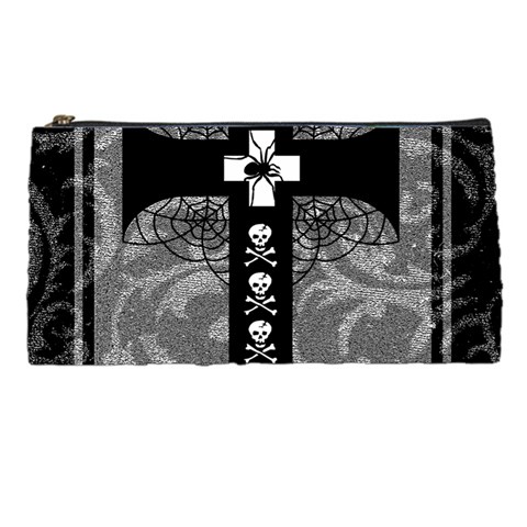 Spider Web Cross Pencil Case from ArtsNow.com Front