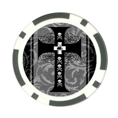 Spider Web Cross Poker Chip Card Guard (10 pack) from ArtsNow.com Front