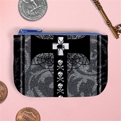 Spider Web Cross Mini Coin Purse from ArtsNow.com Front