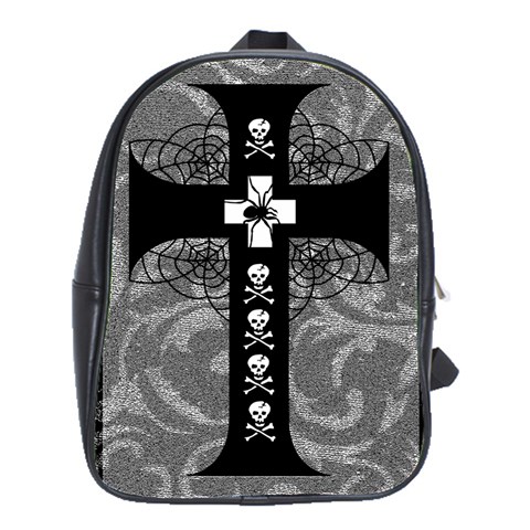 Spider Web Cross School Bag (Large) from ArtsNow.com Front