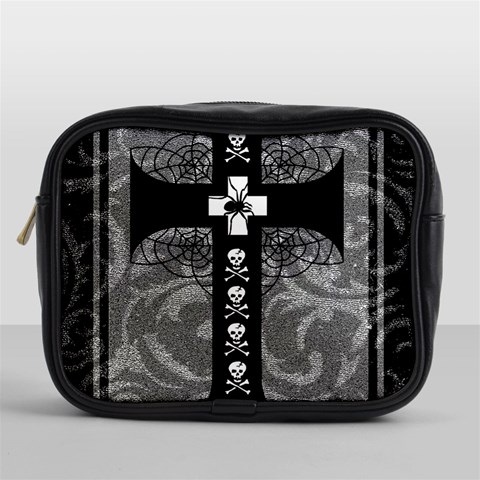 Spider Web Cross Mini Toiletries Bag (One Side) from ArtsNow.com Front