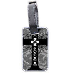 Spider Web Cross Luggage Tag (two sides) from ArtsNow.com Back