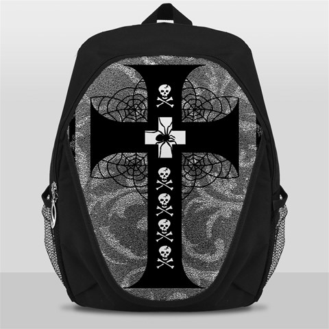 Spider Web Cross Backpack Bag from ArtsNow.com Front