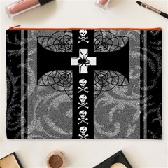 Spider Web Cross Cosmetic Bag (XXXL) from ArtsNow.com Front