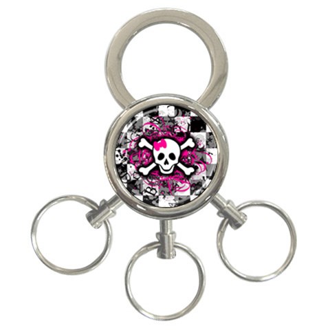 Splatter Girly Skull 3 Front