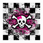 Splatter Girly Skull Glasses Cloth (Medium)