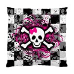 Splatter Girly Skull Cushion Case (Two Sides)