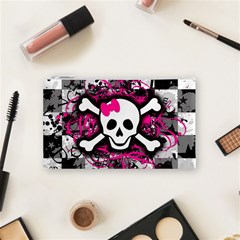 Splatter Girly Skull Cosmetic Bag (Small) from ArtsNow.com Front