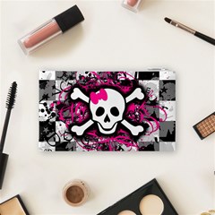 Splatter Girly Skull Cosmetic Bag (Small) from ArtsNow.com Back