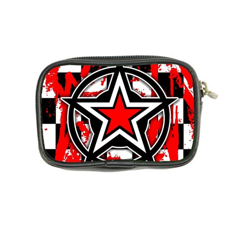 Star Checkerboard Splatter Coin Purse from ArtsNow.com Back