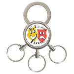 dramamask 3-Ring Key Chain