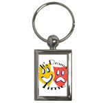 dramamask Key Chain (Rectangle)