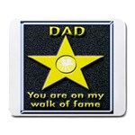 dad star of fame Large Mousepad