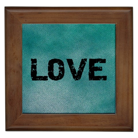 love1 Framed Tile from ArtsNow.com Front