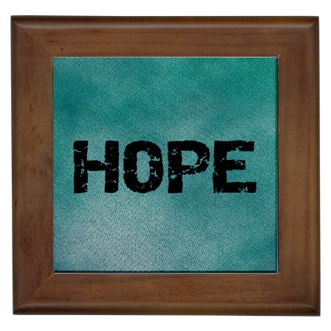 HOPE2 Framed Tile from ArtsNow.com Front