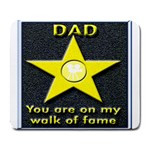 Dad s Star of Fame Large Mousepad