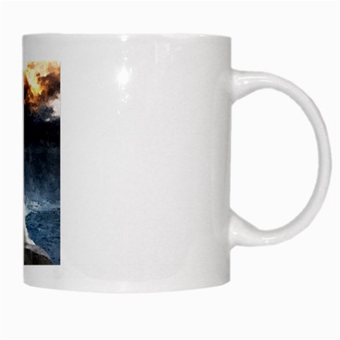 Stormy Twilight  White Coffee Mug from ArtsNow.com Right