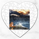 Stormy Twilight  Jigsaw Puzzle (Heart)