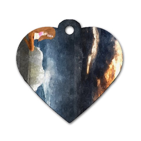 Stormy Twilight  Dog Tag Heart (One Sided)  from ArtsNow.com Front