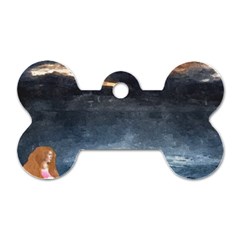 Stormy Twilight  Dog Tag Bone (Two Sided) from ArtsNow.com Front