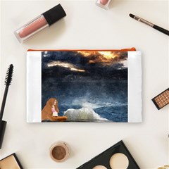 Stormy Twilight  Cosmetic Bag (Medium) from ArtsNow.com Back