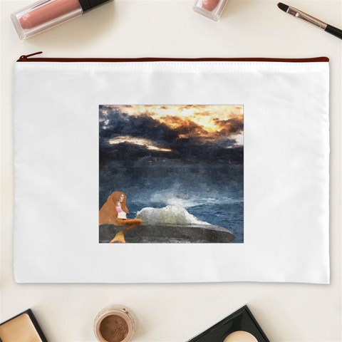 Stormy Twilight  Cosmetic Bag (XXXL) from ArtsNow.com Front