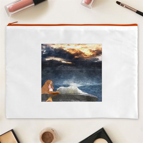 Stormy Twilight  Cosmetic Bag (XXXL) from ArtsNow.com Front