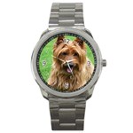 Use Your Dog Photo Australian Terrier Sport Metal Watch