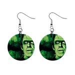 herman 1  Button Earrings