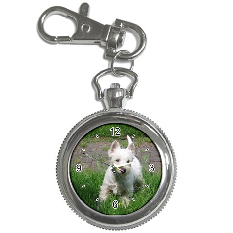 Use Your Dog Photo Westie Key Chain Watch from ArtsNow.com Front