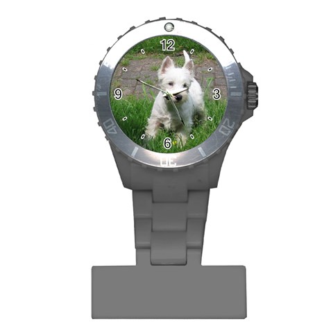 Use Your Dog Photo Westie Nurses Watch from ArtsNow.com Front