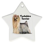 Yorkshire Terrier Yorkie Ornament (Star)