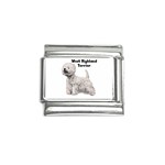 West Highland Terrier Westie Italian Charm (9mm)