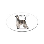 Afghan Hound Sticker (Oval)